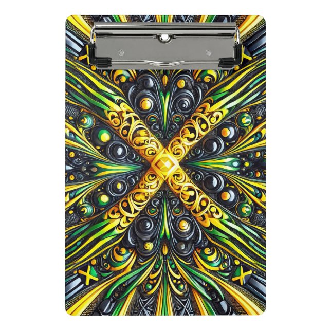 Porte-bloc Mini porte - bloc aux couleurs jamaïcaines (Devant)