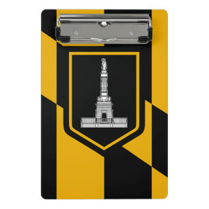 Porte-bloc Mini porte - bloc avec drapeau de Baltimore, USA