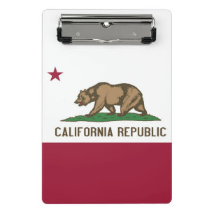 Porte-bloc Mini porte - bloc avec drapeau de Californie, USA