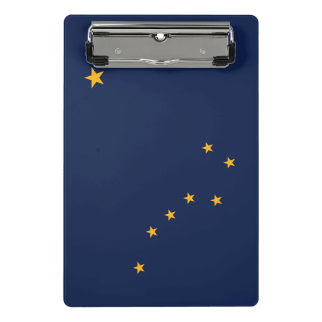 Porte-bloc Mini porte - bloc avec drapeau de l'Alaska, États- (Devant)