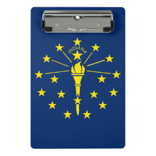 Porte-bloc Mini porte - bloc avec drapeau de l'état de l'Indi
