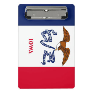 Porte-bloc Mini porte - bloc avec drapeau de l'Etat de l'Iowa