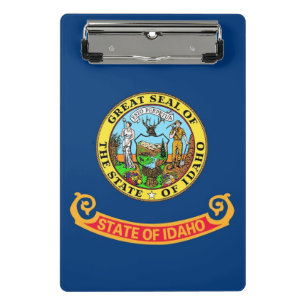 Porte-bloc Mini porte - bloc avec drapeau de l'Etat d'Idaho,