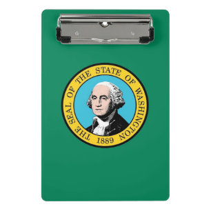 Porte-bloc Mini porte - bloc avec drapeau de Washington, USA