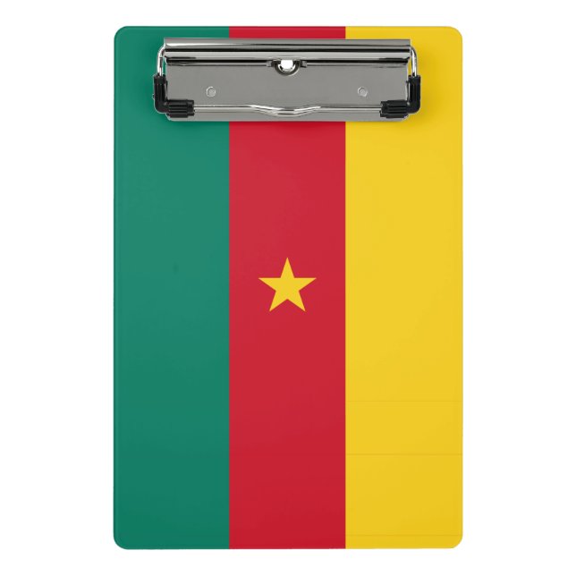 Porte-bloc Mini porte - bloc avec drapeau du Cameroun (Devant)