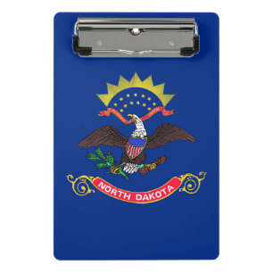 Porte-bloc Mini porte - bloc avec drapeau du Dakota du Nord