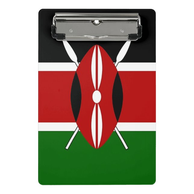 Porte-bloc Mini porte - bloc avec drapeau du Kenya (Devant)