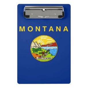 Porte-bloc Mini porte - bloc avec drapeau du Montana, USA