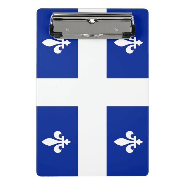 Porte-bloc Mini porte - bloc avec drapeau du Québec, Canada (Devant)