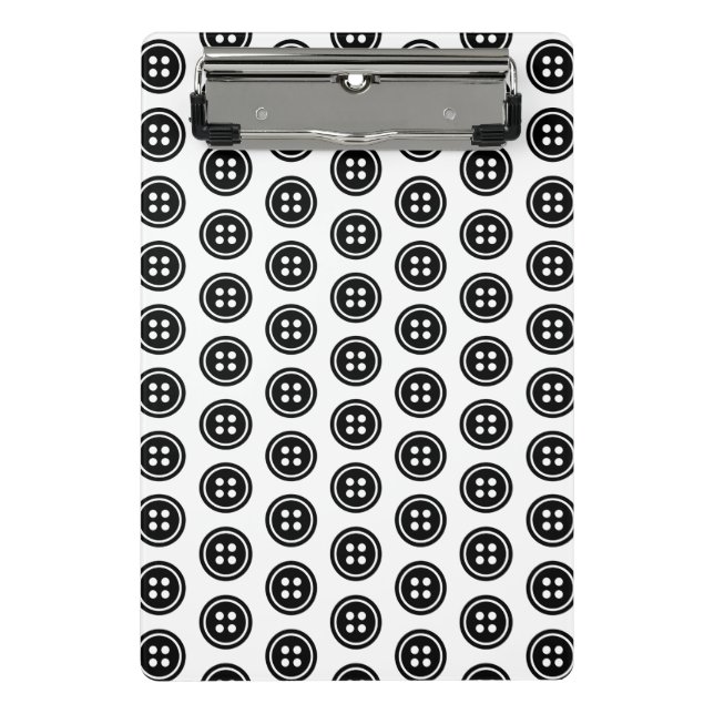 Porte-bloc Mini Porte - bloc du bouton noir (Devant)