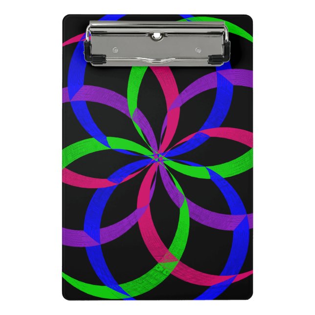 Porte-bloc Mini Porte - bloc géométrique multicouleur Figure  (Devant)