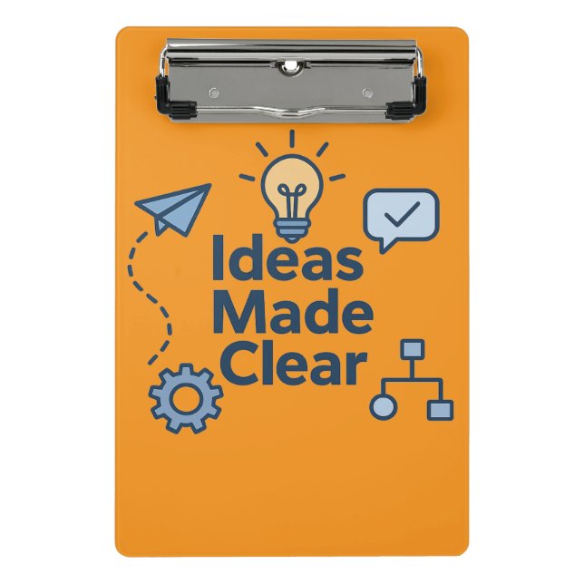 Porte-bloc Mini Porte - bloc personnalisé (Devant)