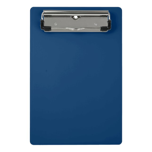 Porte-bloc Mini Porte - bloc personnalisé bleu minuit (Devant)