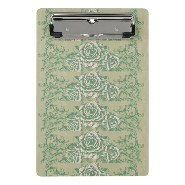 Porte-bloc Mini Porte - bloc Rose vert (Devant)
