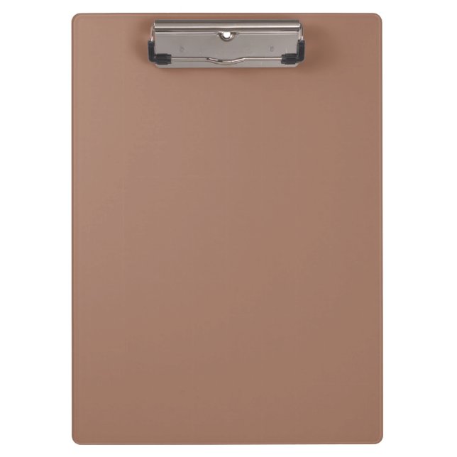 Porte-bloc Mocha Mousse Tendance Elégante Couleur Solide (Devant)