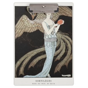 Porte-bloc Mode Art Déco Vintage Années 1920 Flapper Phoenix