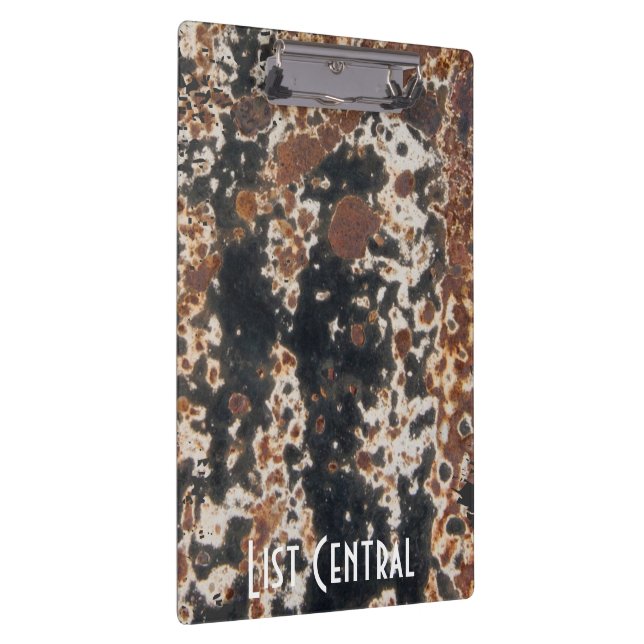 Porte-bloc Modèle Arrière - plan en métal rouillé Steampunk (Swatch)