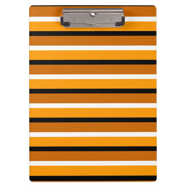 Porte-bloc Modèle de bande orange brun (Devant)