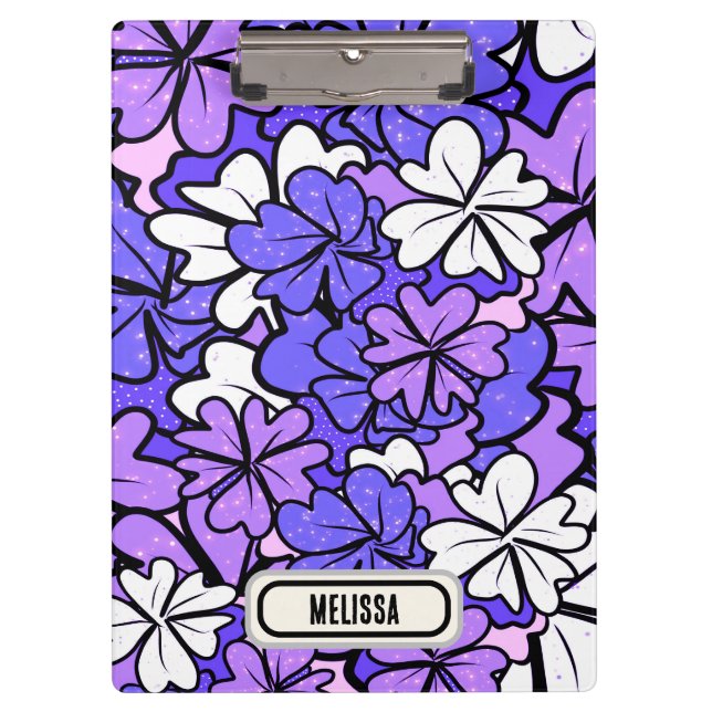 Porte-bloc Modèle floral (Devant)