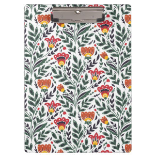Porte-bloc Modèle floral art populaire