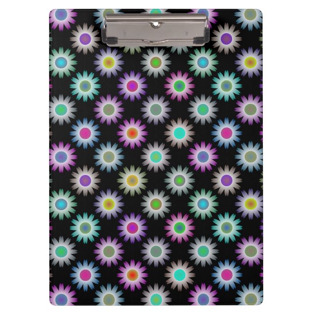 PORTE-BLOC MODÈLE FLORAL COLORÉ (Devant)