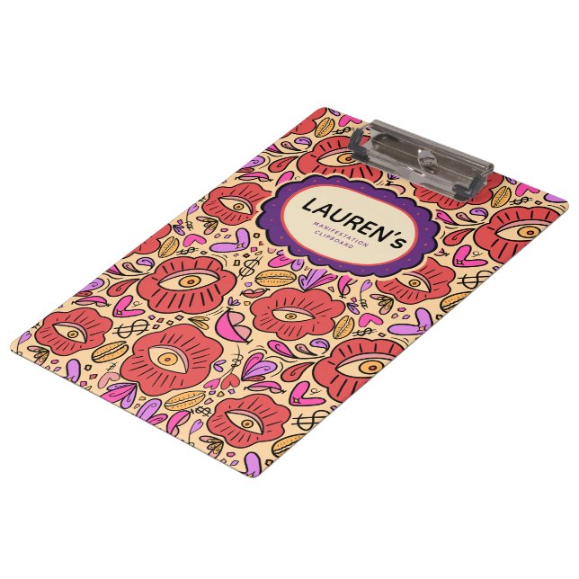 Porte-bloc Modèle floral Lucky Eye (Incliné)