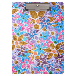Porte-bloc Modèle floral tendance #12