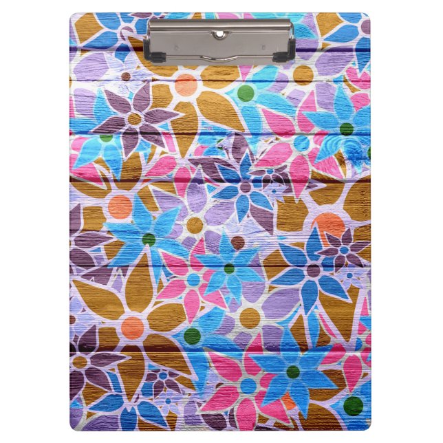 Porte-bloc Modèle floral tendance #14 (Devant)