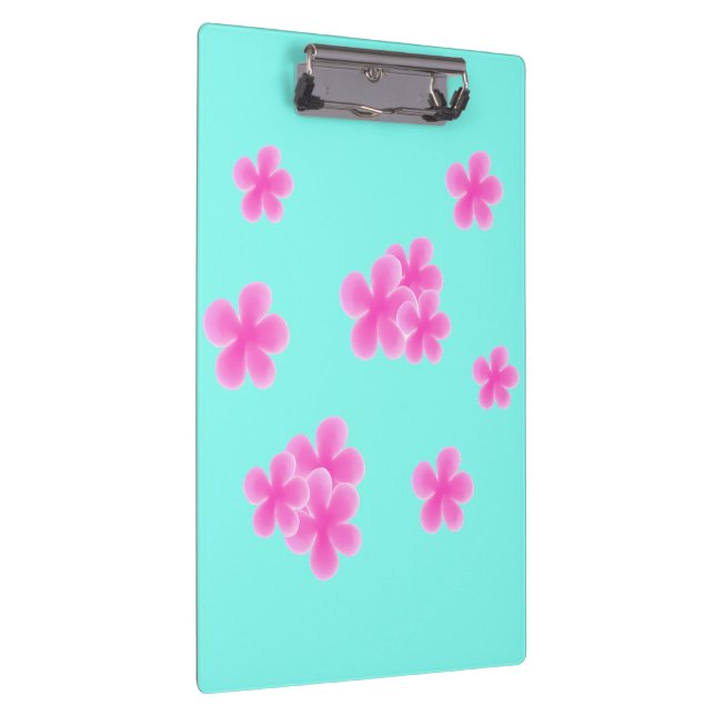 Porte-bloc Moderne aquarelle fleurs roses botaniques (Swatch)