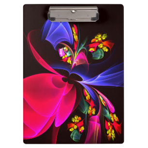 Porte-bloc Moderne coloré Floral Abstrait Art Motif #06