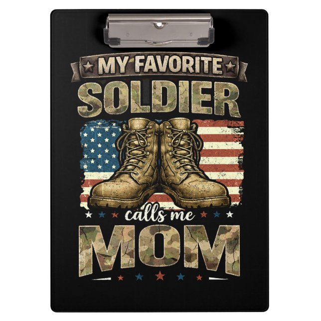 Porte-bloc Mon soldat préféré m'appelle maman (Devant)