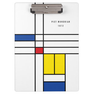 Porte-bloc Mondrian II Design d'Art Moderne Minimaliste De St