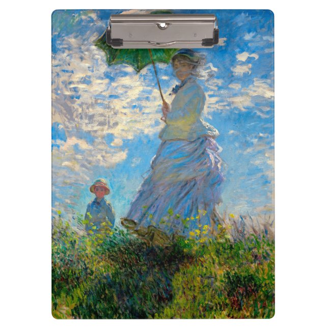 Porte-bloc Monet Femme Parasol Impressionnisme (Devant)