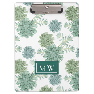 Porte-bloc Monogramme   Bonheur des Plantes   Motif réussi