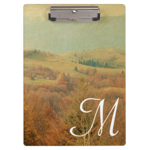 Porte-bloc Monogramme du côté pays italien - Carte clipart in