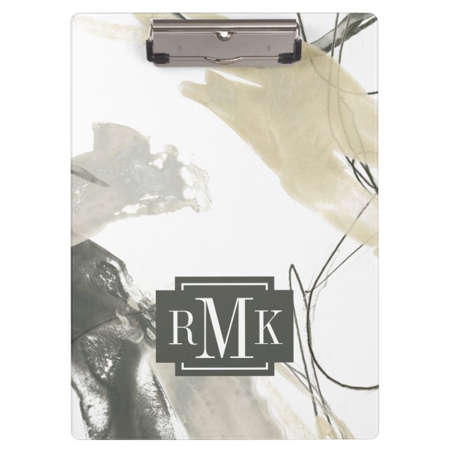 Porte-bloc Monogramme | Momentum monochrome (Devant)