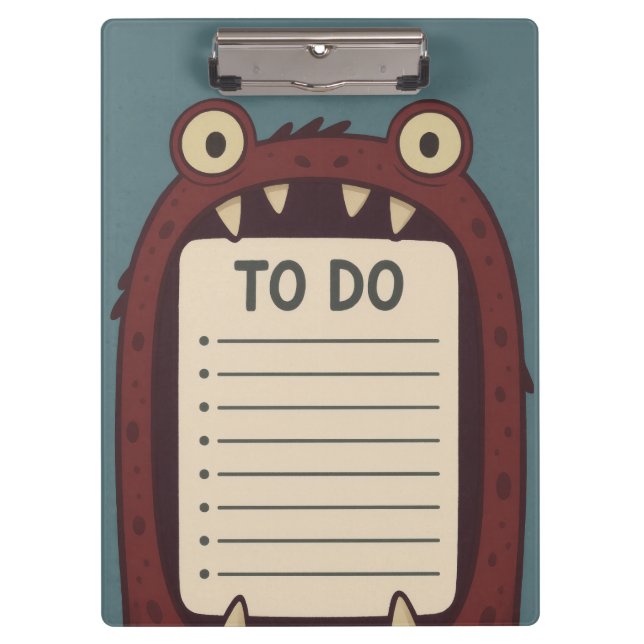 Porte-bloc Monster To Do  (Devant)