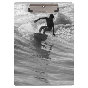 Porte-bloc Monter En Niveaux De Gris De Vague