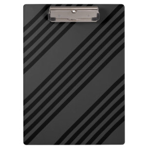 Porte-bloc Motif à cinq bandes noir et charbon de bois