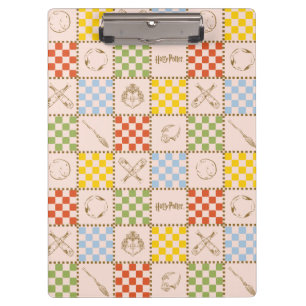 Porte-bloc MOTIF À DAMIER DE L'ÉQUIPE QUIDDITCH™ DE Poudlard™