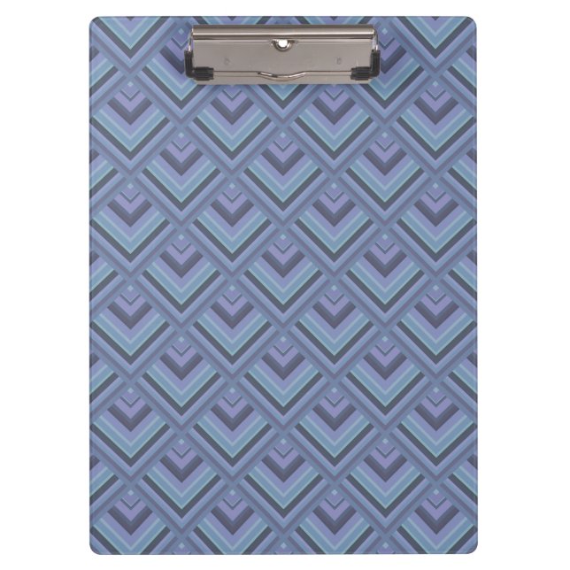 Porte-bloc Motif à échelle gris bleu (Devant)