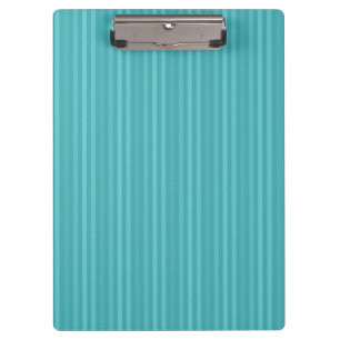 Porte-bloc Motif à rayures verticales turquoise et sarcelle