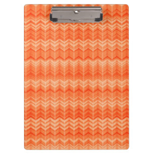 Porte-bloc Motif abstrait de textile de zigzag de rouge