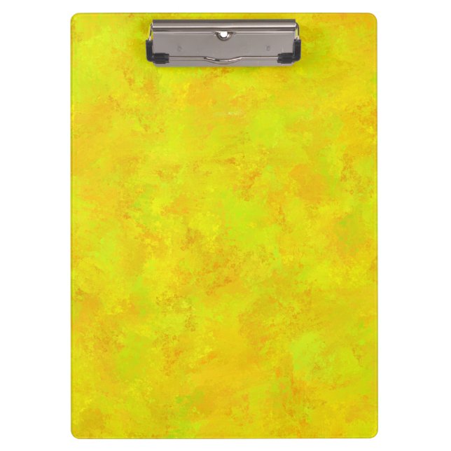 Porte-bloc Motif Abstrait jaune orange (Devant)