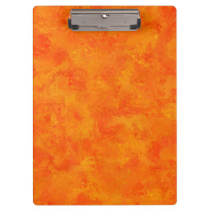 Porte-bloc Motif Abstrait orange