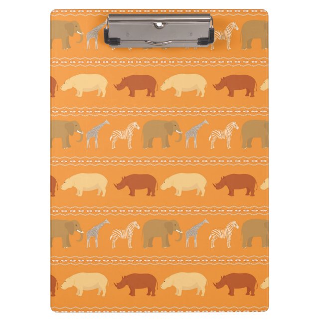 Porte-bloc Motif africain (Devant)