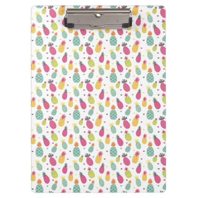 Porte-bloc Motif amusant de pineapple tropical (Devant)