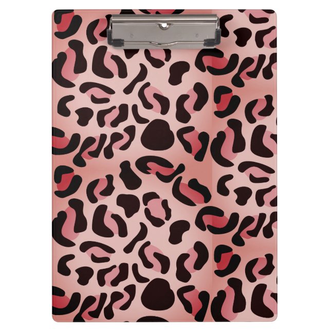 Porte-bloc Motif animalier moderne léopard (Devant)