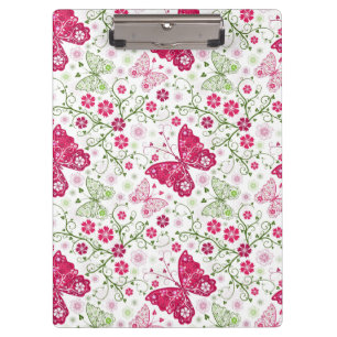Porte-bloc Motif blanc floral