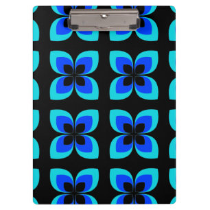 Porte-bloc Motif bleu bicolore